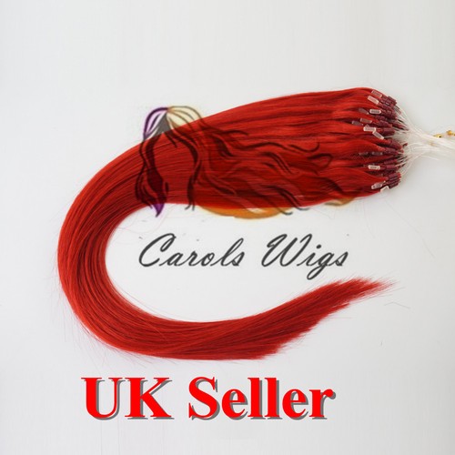 20" 1g 8A* Double Drawn Loop Micro Ring Russian Remy Human Hair Extensions UK - Picture 57 of 80