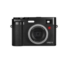 MINOLTA MND70 Retro 48 MP Autofocus 5K Ultra HD Dual Lens Camera w/WiFi black