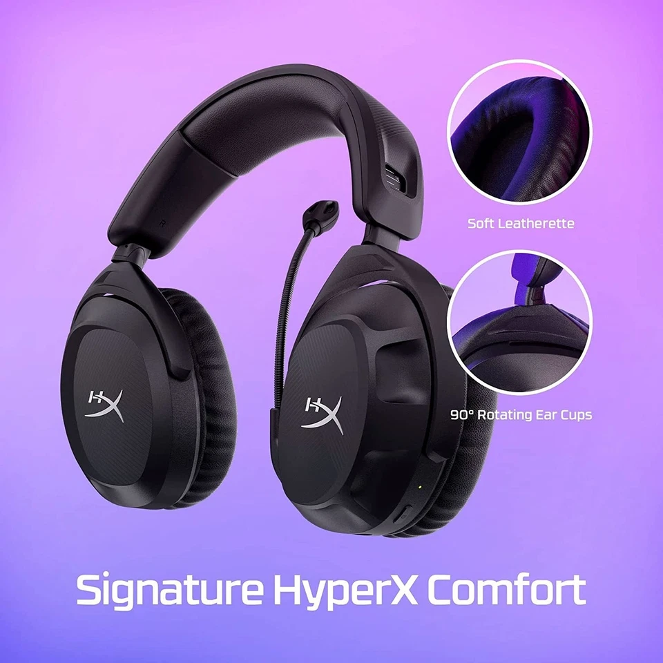 HYPERX Wireless Gaming Headset Cloud Stinger 2 2.4G Stereo Headphones Microphone - Image 4 of 4
