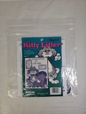 "SPOILED ROTTEN CAT" KITTY LITTER Counted Cross-Stitch Kit KL11 NO FRAME
