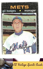 1971 Topps #183 Gil Hodges
