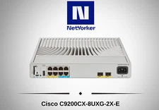 Cisco Catalyst C9200CX-8UXG-2X-E 8 Port UPoE Network Switch- Same Day Shipping