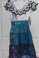 NWT Girls DISNEY WORLD MIRABEL ENCANTO Costume Dress Size 5/6
