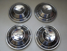 68 69 70 Chevy Camaro Nova Dog Dish Hubcaps Used Set Of 4 Gm Hot Rod 03cc4 Il