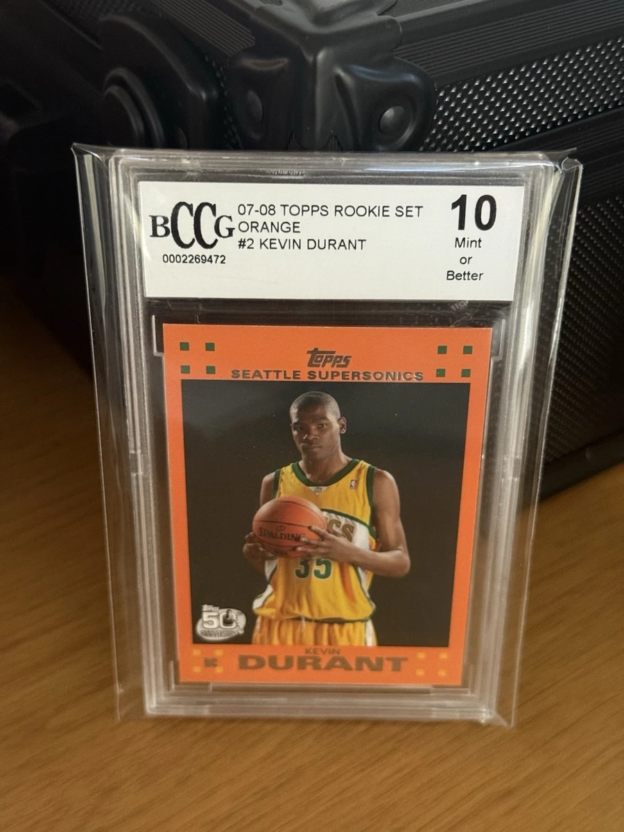 Kevin Durant Basketball Grade 10 Rookie Sports Trading Cards