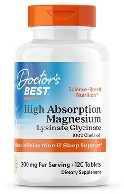 DOCTOR'S BEST HIGH ABSORPTION MAGNESIUM 120 Tabletten SUPER PREIS - Bild 1 von 3