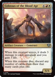 Colossus of the Blood Age 181 Foil Secrets of Strixhaven