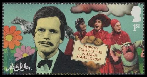 GB Monty Python The Spanish Inquisition 1st single MNH 2025