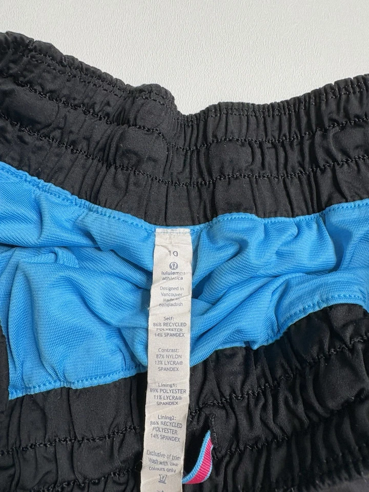 Pantalones Cortos Atléticos Lululemon Seawheeze Tracker Coloridos Forro Talla 10 Foto 3 de 4