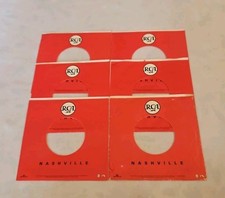 45 RPM 7" RECORD SLEEVES CO. SLEEVE 6 PACK SEE PHOTOS RCA Nashville SLV359 