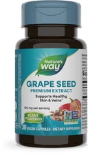 Nature's Way Premium Extract Grape Seed 100 mg, 60 VCaps