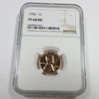 1956 P NGC PF68 RD RED - Lincoln Wheat Penny Cent 1c US Coin #59257B