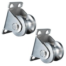 Cable Pulley Wheel Wall Mount Duplex Bearings Stainless Steel Rope Pulley For Pu