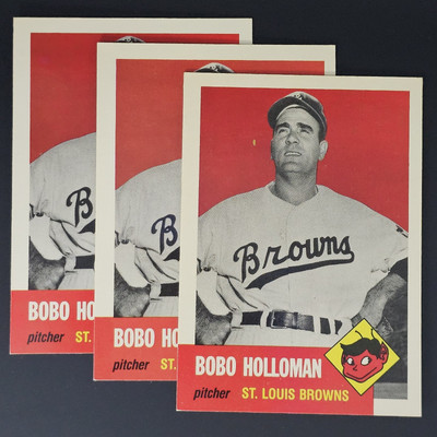 1991 Topps Archives 1953 #306x3 Bobo Holloman St. Louis Browns