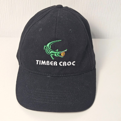 Timber Croc Cap schwarz Get A Grip Workwear Mütze Logo bestickt