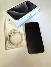Apple iPhone 15 Pro 128 GB Schwarz , mit OVP und Ladekabel