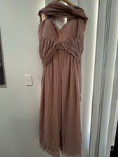 Jjs House Wedding  size 26 Jumpsuit Pantsuit Strapless convertible dusty rose 
