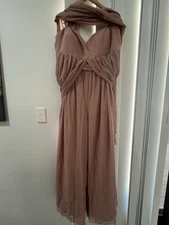 Jjs House Wedding  size 26 Jumpsuit Pantsuit Strapless convertible dusty rose 