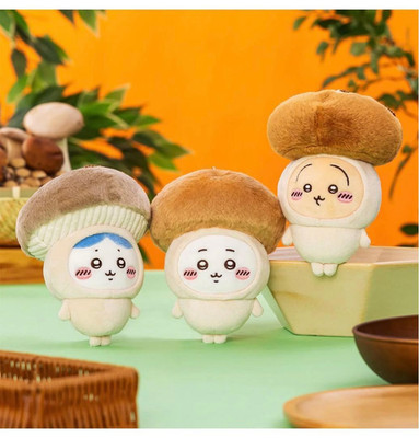 Chiikawa autumn mascot set 3 mashroom Hachiware usagi rabbit NEW japan limited