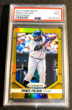 PSA 9 MINT 2014 PANINI GOLD PRIZM SSP /10 #139 PRINCE FIELDER G4971