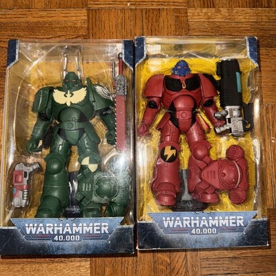 2X Mcfarlane Toys Warhammer 40K Dark Angels Intercessor Blood Hellblaster Lot