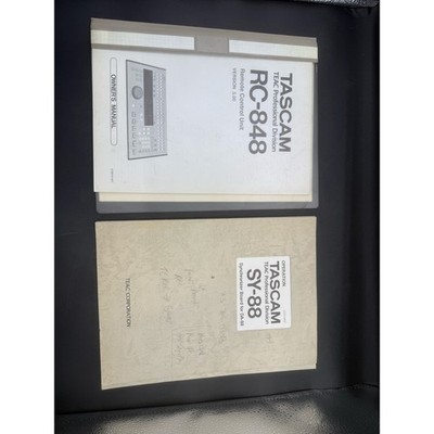 Tascam Operation Manual TEAC Professional Division SY-88 Synchronizer