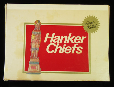 Vintage Ashear Hanker Chiefs 100% Cotton Hand Rolled in Cigar Box