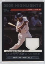 2007 Topps 2006 Highlights Relic Series 2 Manny Ramirez (2000th Career Hit) x5u