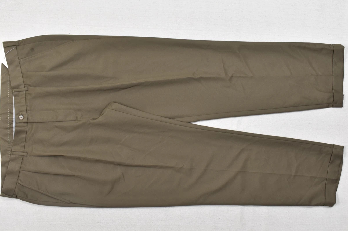 white christmas dresses Men's Brown No-Wrinkle Business-Casual Dress Pants