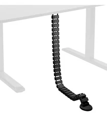 VIVO Vertebrae Cable Management Kit Height Adjustable Desk Quad Wire Organizer