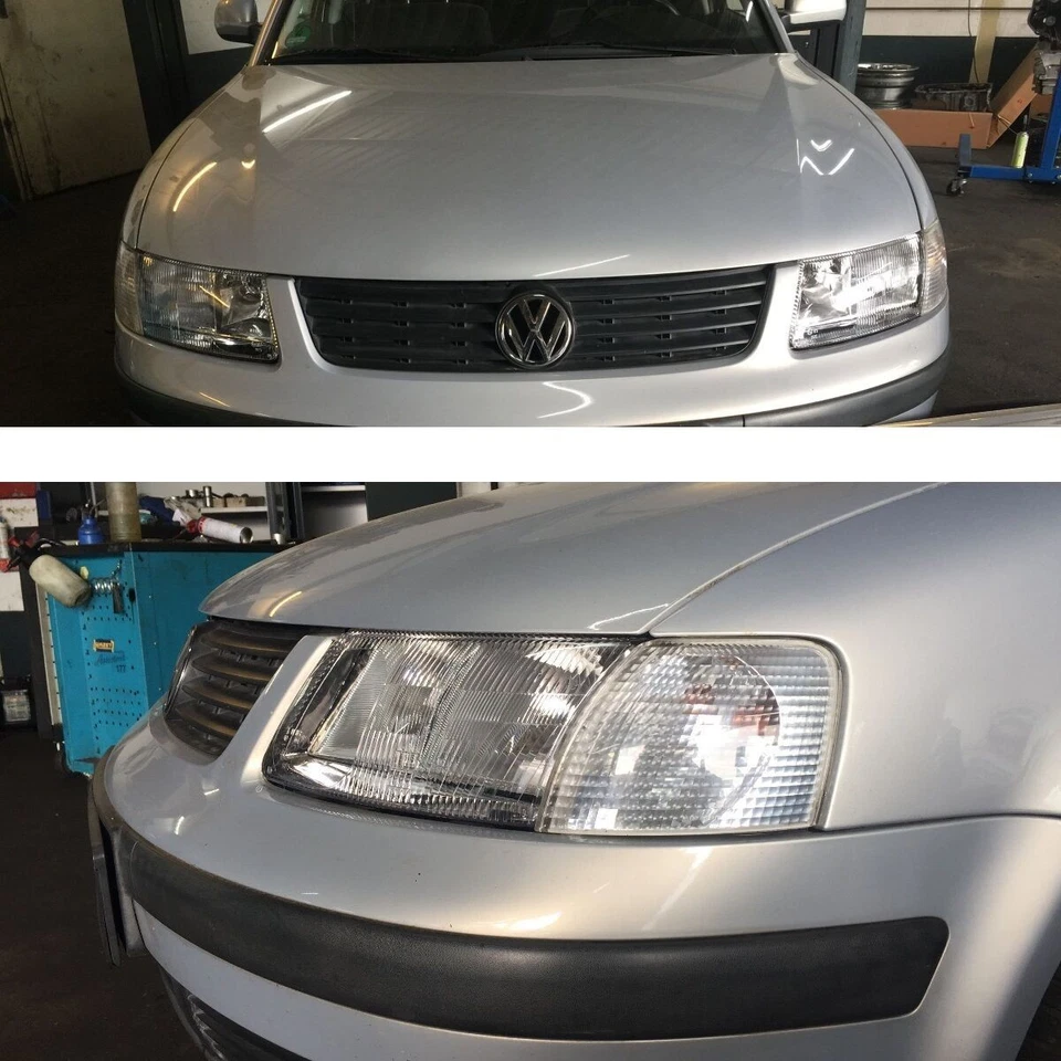 Kit fari destro e sinistro + indicatori di direzione per Vw Passat 3B 3B5 H7/H1 96-00 - Immagine 2 di 4