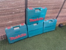 MAKITA CASES... MAKITA 14.4V DRILL DRIVER. 4 CASES IN GOOD CONDITION