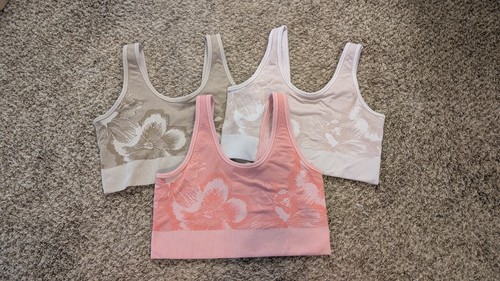 Aerie American Eagle Offline Recharge Least Support Bra - Large, Tan/Brown/Pink