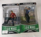 Upper Deck Tiger Woods Action Figure Lot Of 2 (1997 Masters 2000 British Open)