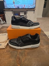 Louis Vuitton Black Monogram Eclipse Trainer ...