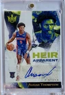 Ausar Thompson Rookie Auto /125 2023-24 Panini Court Kings Heir Apparent