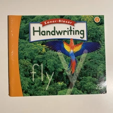 Zaner Bloser Fly 2016 Handwriting Grade 1 Student Workbook No Writing