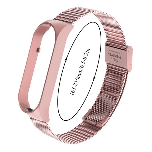 Armbandgurt Milanese Loop Edelstahl -Handgelenksband Für Xiaomi Mi Band 5/6 | - Picture 2 of 21