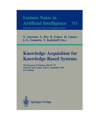 Knowledge Acquisition for Knowledge-Based Systems: 7th European Workshop, EKAW'9