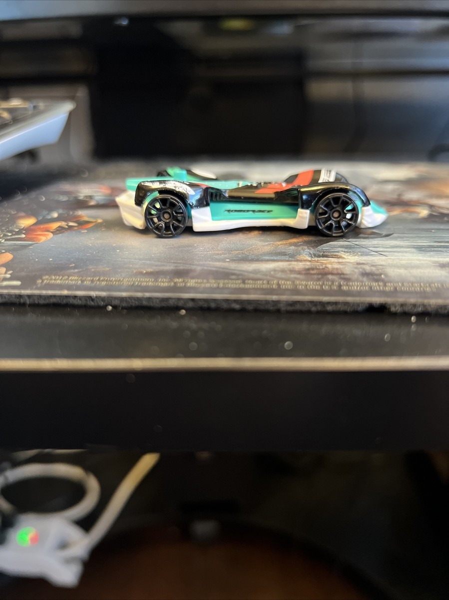 ミニカー 405-134 ROBORACE 1/43 ROBOT ON BOARD #26 2018 Mattel Hot Wheels Roborace Robocar Black turquoise #152 152