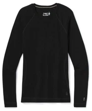 Smartwool Women‘s Merino 250 Base Layer Crew XL, Black