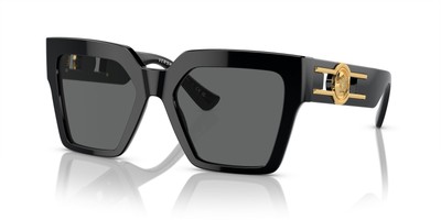 Versace Sunglasses VE4458F GB187 54mm Black / Dark Grey Lens | eBay