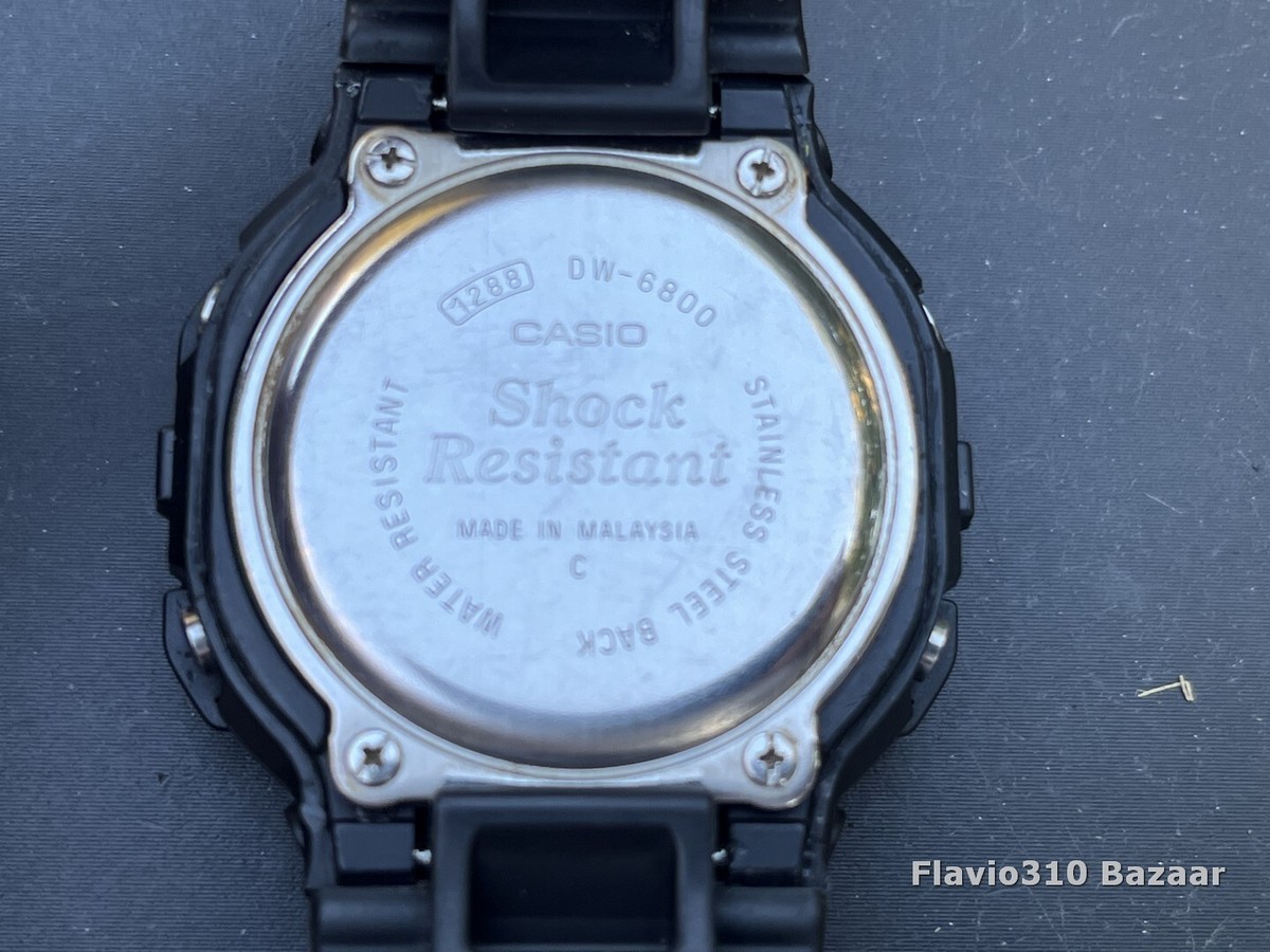 Very Rare 1995 Casio G-SHOCK DW-6800 (1288) Malaysia C +++ Very Rare 1995 Casio G-SHOCK DW-6800 (1288) Malaysia C +++