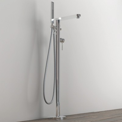 Ogomondo Gruppo Vasca 003 Rubinetto Incasso Pavimento Vasche Free Standing 