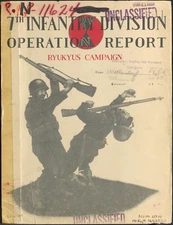 185 Page July 1945 7th Infantry Division Ryukyus Islands Campaign Report Data CD