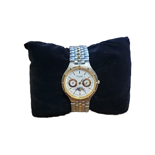 Vintage Amitron Moonphase Watch - Working - 20/2293 256 German Quartz Movement