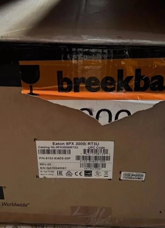 1PCS New Eaton 9PX3000IRT3U 9PX3000IRT3U Uninterruptible UPS Power Supply - Image 2 of 4