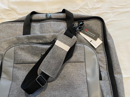 Modoker 2 in 1 Convertible Garment Bag with Shoulder Strap - Black - Picture 17 of 18