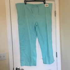 New Butter Soft Womens XL Sea foam Blue Green Scrub Pants