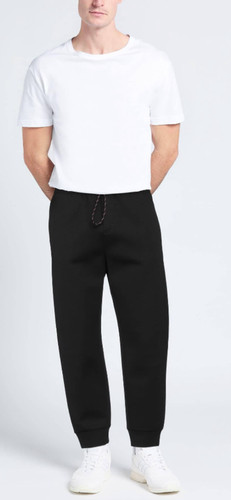 New Authentic Dolce & Gabbana Cotton Black Sweatpants IT 50 W-34 Made in Italy
